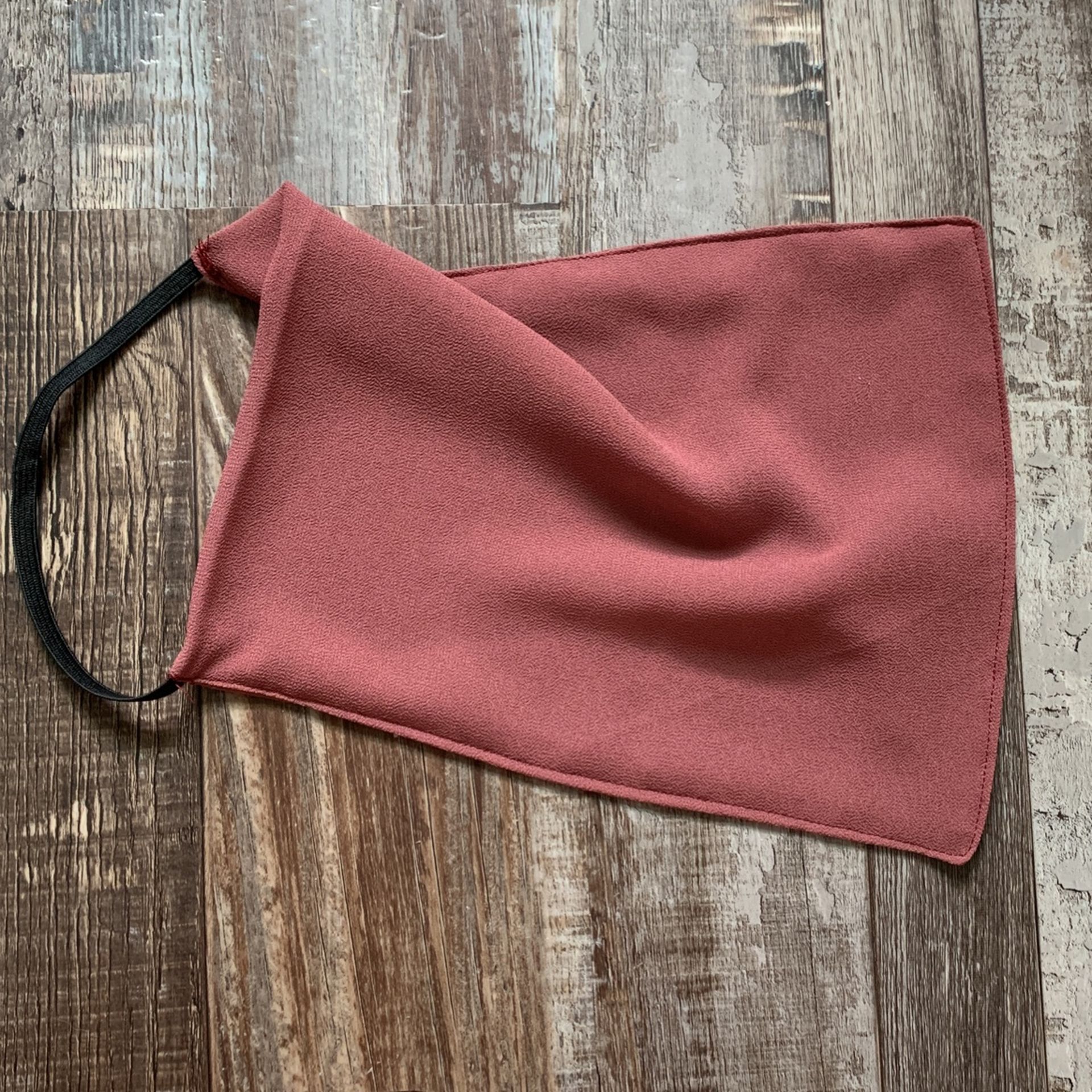 Pink Rose Half Niqab Elastic For Petite Faces