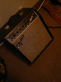 Fender bass+ guitar practice amp