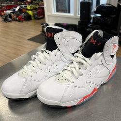 Jordan Retro 7 White Infrared Shoes 177665/12
