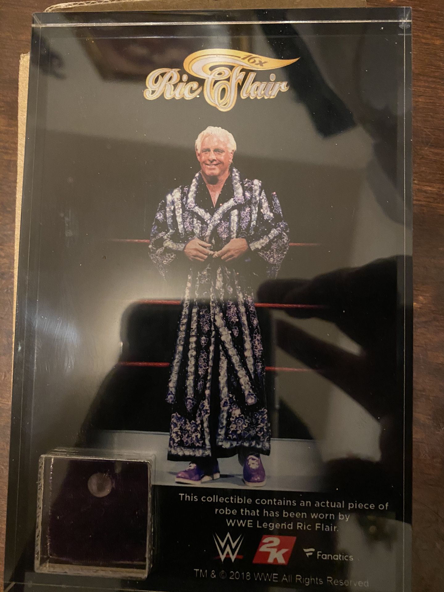 WWE 2K18 RIC FLAIR ( ROBE PIECE WORN BY HIM)