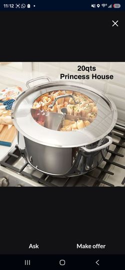 Princess house  Tamalera con divisor de 20 qts