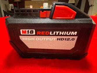 Brand New, Milwaukee M18 Red Lithium High Output HD 12.0ah