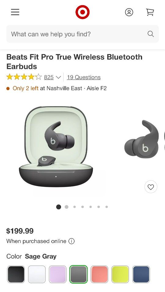 Beats Fit Pro True Wireless Bluetooth Earbuds
