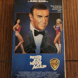 Never Say Never Again (VHS, 1983) Sean Connery, Kim Basinger