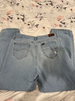 Lee baggy knee rip jeans 