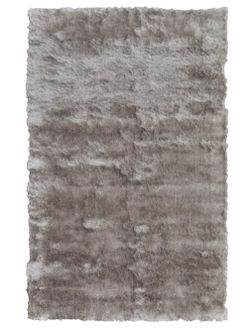 Silver/platinum Tufted Rug Originally $800 Rectangle 7'6" x 9'6"