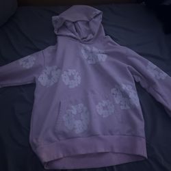 Denim Tear Hoodie Light Pink Size Medium 