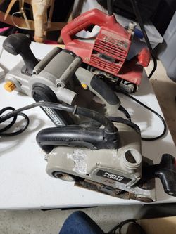 Lot Of Belt Sanders (3 Available)