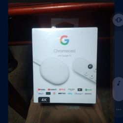 Google Chromecast W/Google TV 4k HDR