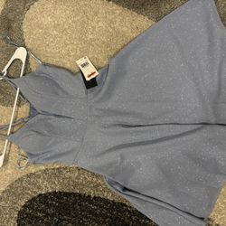 Teen Dress Sky Blue 