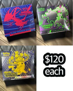 Pokemon ETB Elite Trainer Box $120
