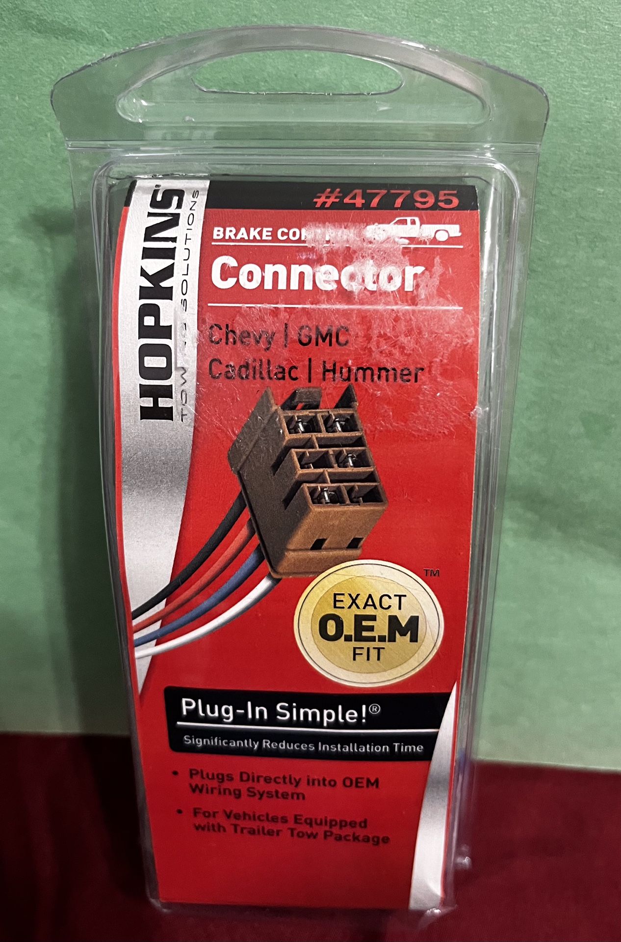 Hopkins Towing Solutions 47795 Plug-In Simple Brake Control Connector Chevy GMC+