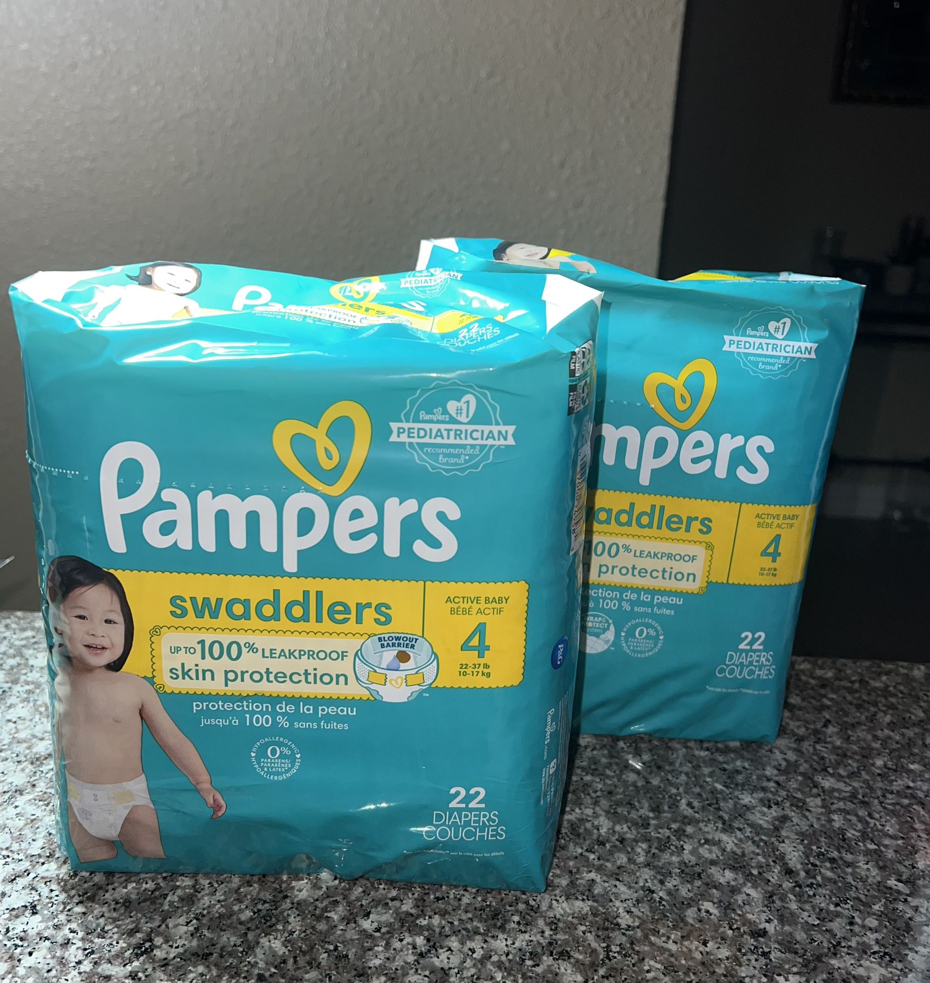 Pampers Sizes 2,4,5, 6 Available 