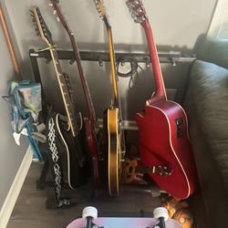 4 Guitars + Equipment 
