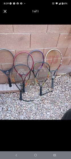 6 TENNIS RACKETS
