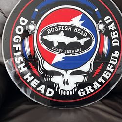 New ** Dogfish Head Grateful Dead 23" LED Lighted Sign Collectible
