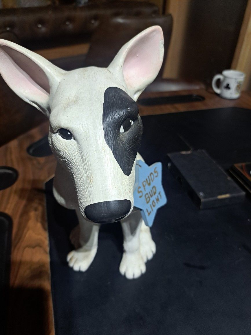 SPUDS MACENZIE CERAMIC DOG