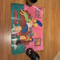1990 simpsons poster rare