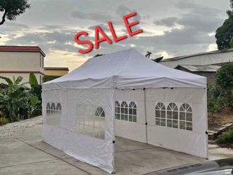 10'x20' Pop Up Canopy Outdoor Large Canopy Tent with Removable Sidewalls, Instant Canopy Camping Gazebo for Party BBQ Wedding Events.