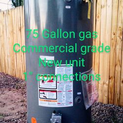 NEW & USED 75 Gallon Gas Commercial Size Water Heater 