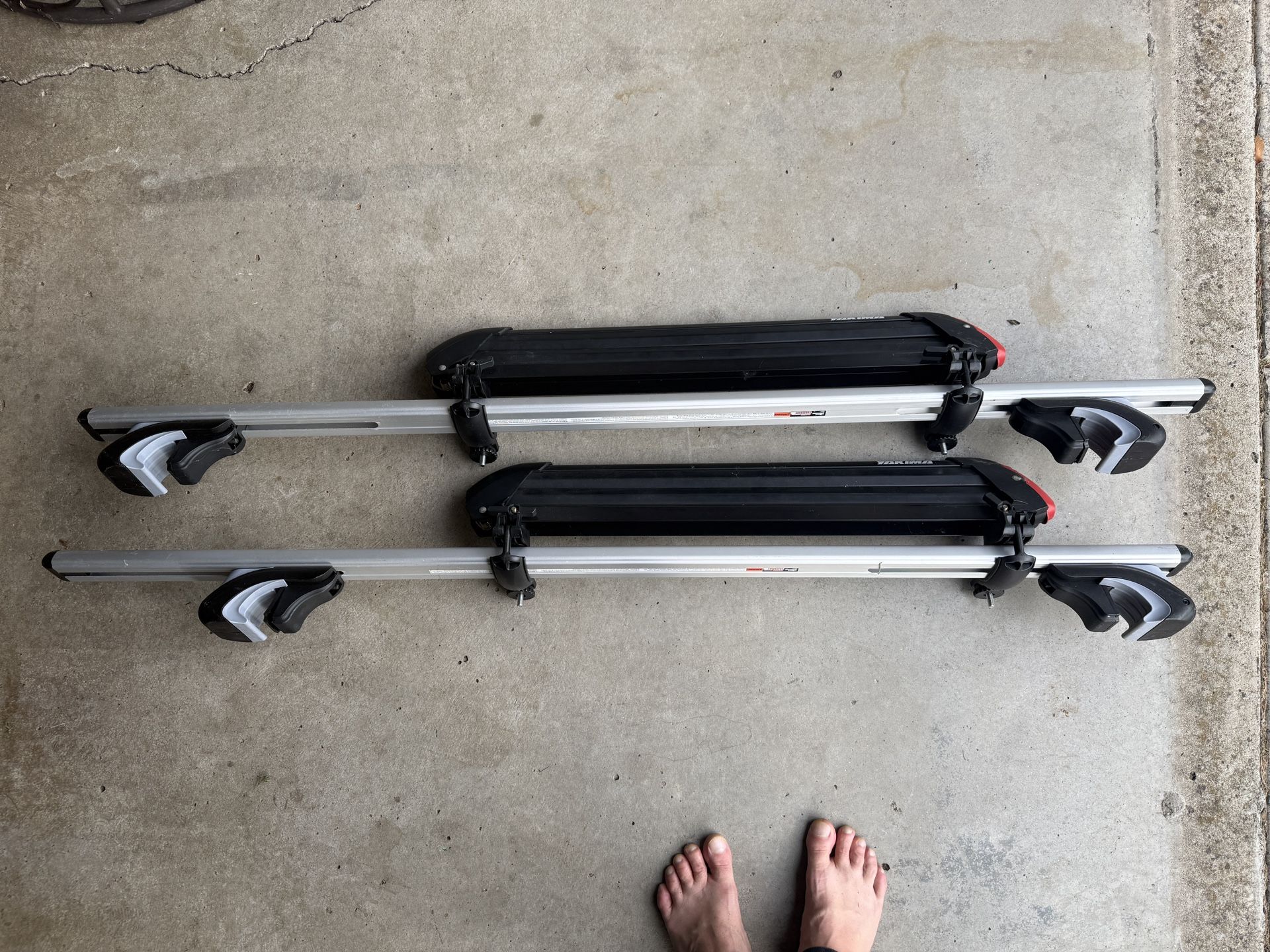 Yakima Ski & Snowboard Roof Rack w Crossbars + Accessories 