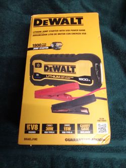 DeWalt car charger with USB charger