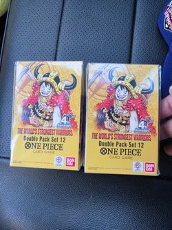 One Piece Double Pack Set 12 The Worlds Strongest Warriors - Sealed