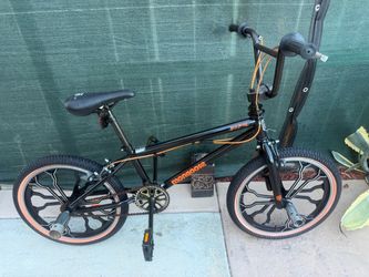 20" Rebel BMX Bike Sturdy Frame w/ Mag Wheels, Ages 8-12, Rider Height 4'2"+