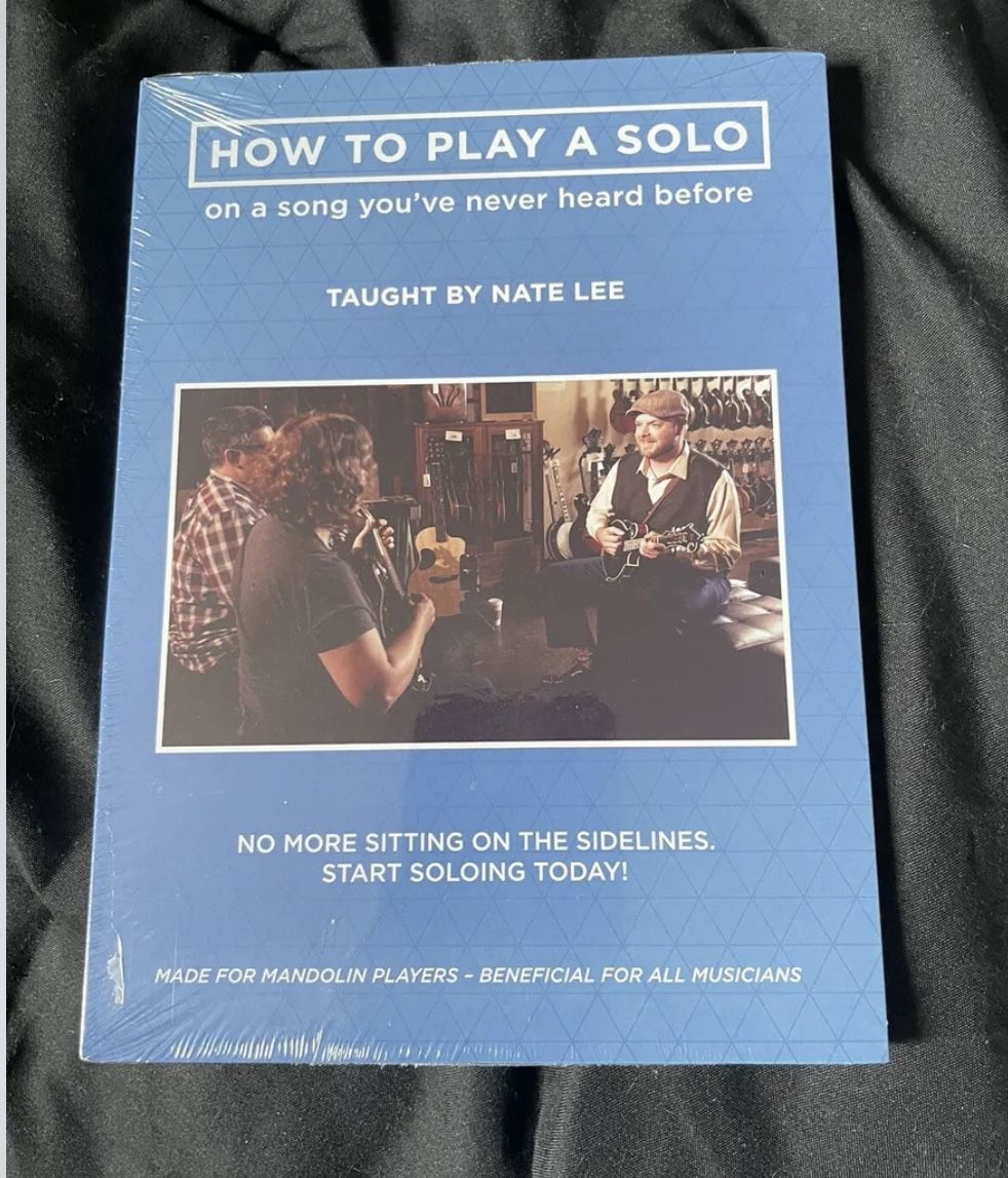 How To Play A Solo SEALED DVD Mandolin Instruction Bluegrass Nate Lee