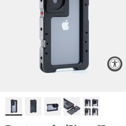 Beastcage for iPhone 13 Pro Max. iphone Camera Rig.  No lens included.  Just the Beastcage for the IPhone 13 Pro Max.  The retail price is over $149.0