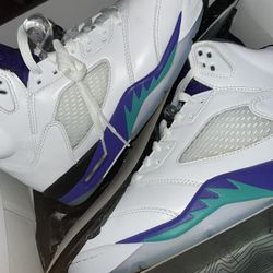 Retro Grape 5 Size 10.5 Worn Once 