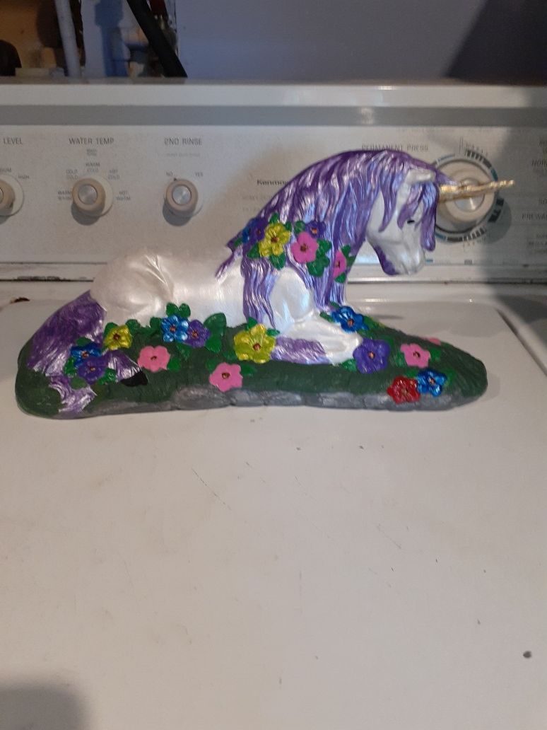Hand painted unicorn