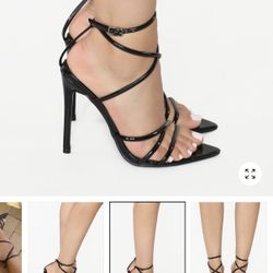 FASHION NOVA BLACK HEELS 