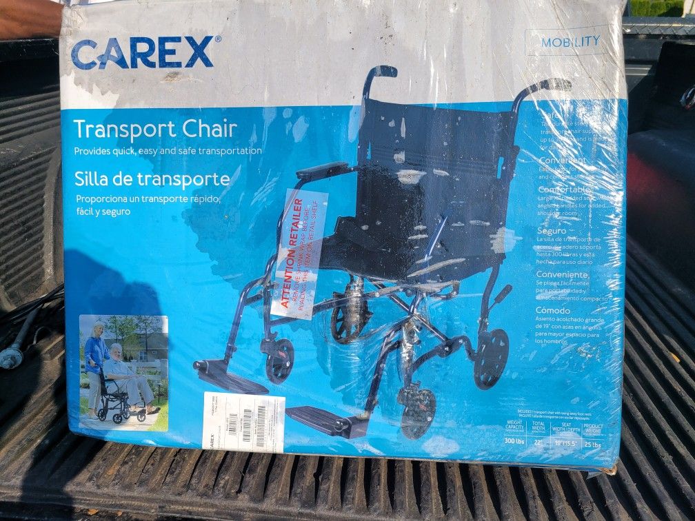 Brand New In The Box Carex Transport Chair $250 OBO