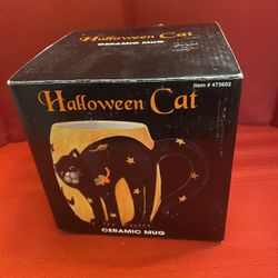 Susan Winget Cat Halloween Coffee Mug Cup 22 Oz