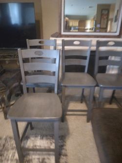 4  Brand New Solid Wood Chairs  Fresno/ Sanger