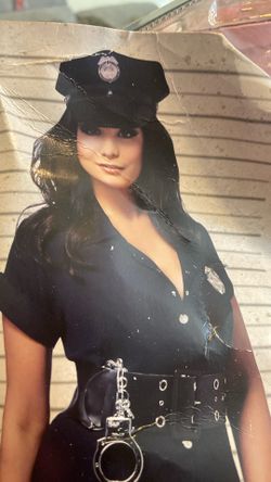 On Duty Kitty Cop Costume Adult Size Large 12–14 Brand New $30