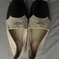 Kate Spade New York Shoes Size 8.5 Black Leather Toes