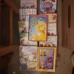 Sesame Street Elmo DVD Lot OF 11