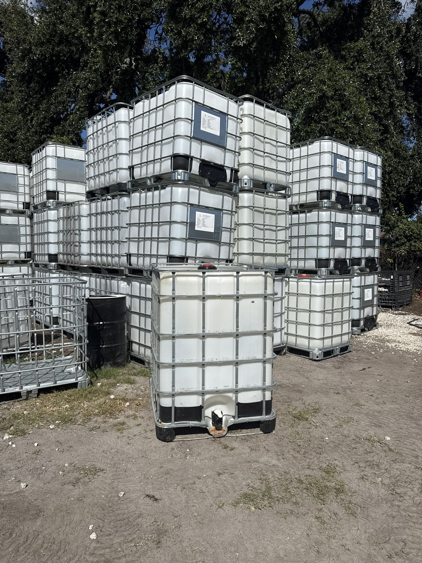 IBC TOTES- 275 Gallon Water Tank