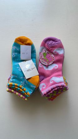 Girls 12 Pairs Lovebug Socks Size 6-8 OF#3