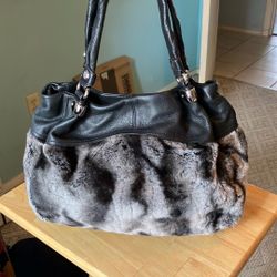 Large Bruce Makowsky Magnetic Closure Bag