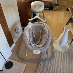 Graco DuetConnect Deluxe Multi-Direction Baby Swing and Bouncer - Britton