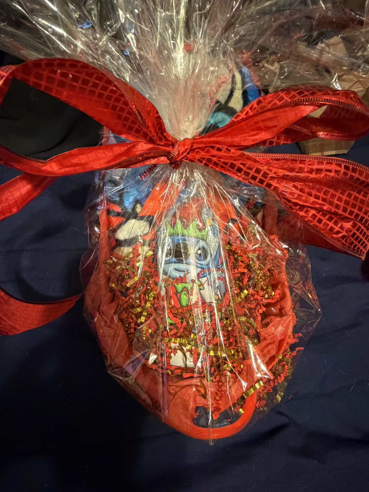 Xmas stitch KIDS Sized gift basket new