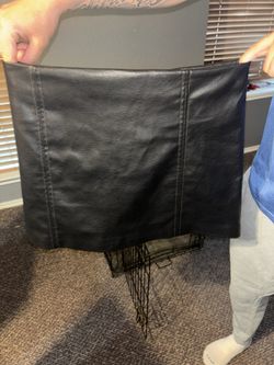 H&M Leather Skirt