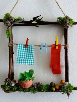 Hanging clothes