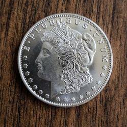 1 Troy Oz .999 Fine Silver Morgan Tribute Rounds