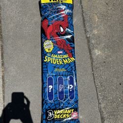 🛹HUF × Marvel Spider‑Man Issue 300 Blind Bag Skateboard Deck (2025 Collaboration)