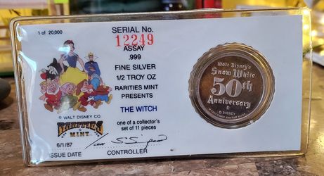 50th anniversary Silver coin show White