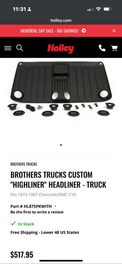 Brothers Truck Headliner Speaker Kit